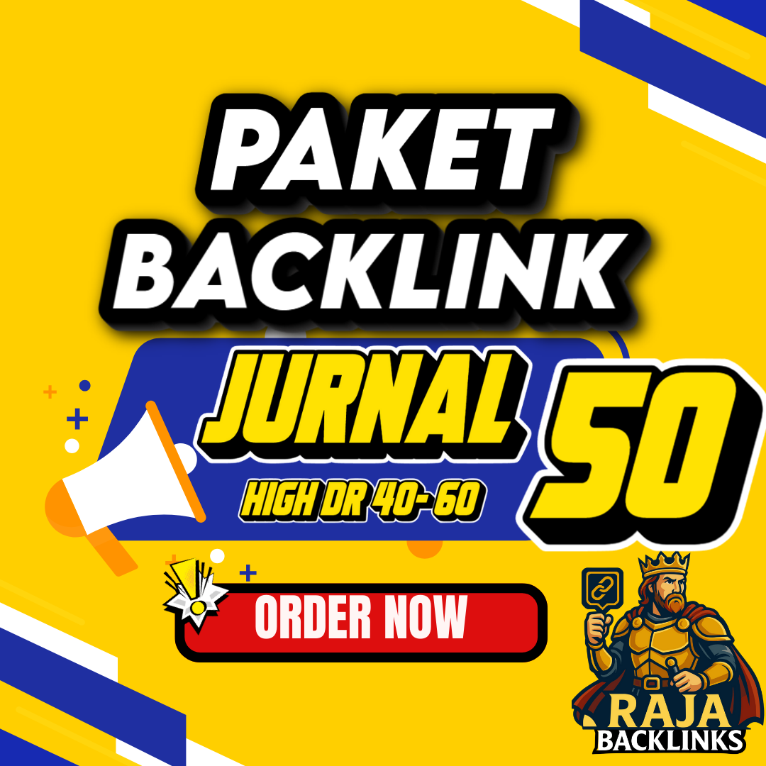 Paket Backlink 50 Jurnal